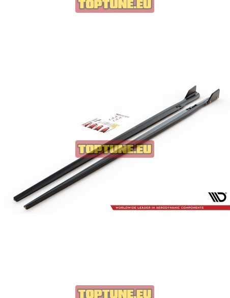 V1 Side skirt splitters for BMW G16 Gran Coupe and M8 F93 Gran Coupe models