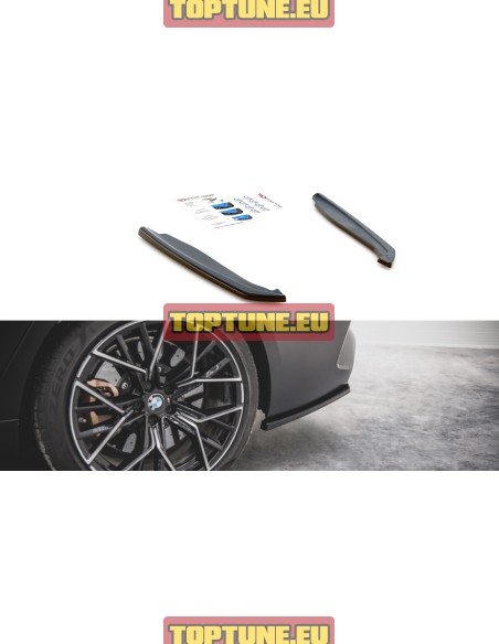 V2 Rear bumper splitters for BMW M8 F93 Gran Coupe models