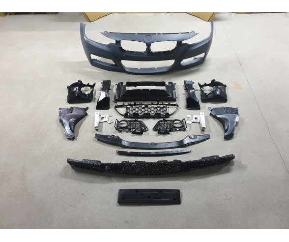 BMW F30, F31 M Sport front bumper assembly kit with pdc, w/o washer