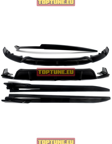 Gloss Black Aero kit for BMW X6 F16 M Sport models