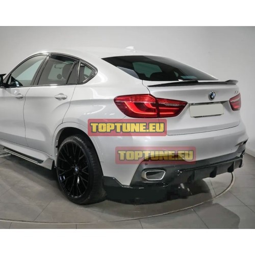 Gloss Black Aero kit for BMW X6 F16 M Sport models
