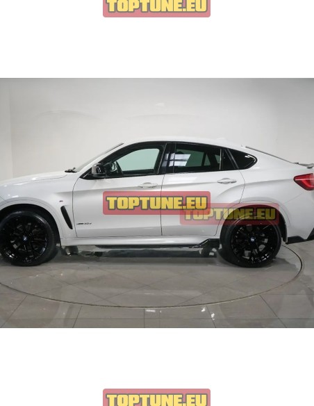 Juodas blizgus Aero apdailos kompletkas skirtas BMW X6 F16 M Sport modeliams