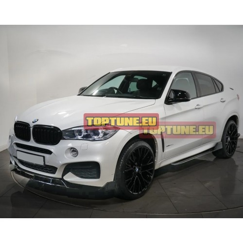 Gloss Black Aero kit for BMW X6 F16 M Sport models