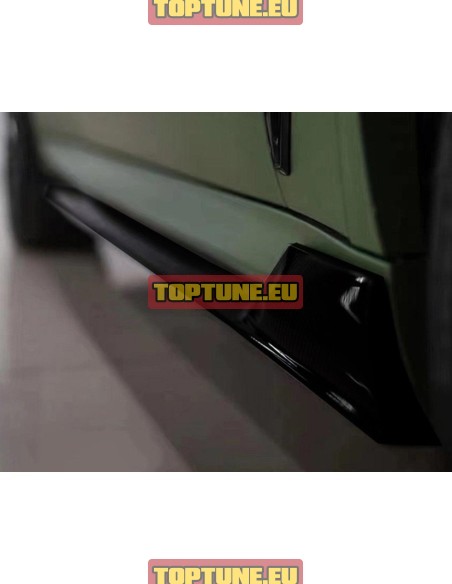 BMW X5 G05 Black Knight full lenght side skirt extensions