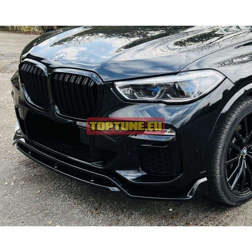 BMW X5 G05 Black Knight Priekinio buferio spoileris, lipas