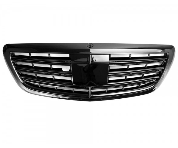 Gloss Black Front grills for Mercedes-Benz W222 2014-2020 models