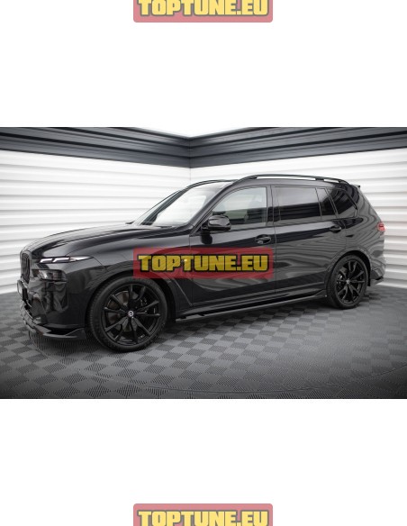 Rear Side skirt extensions for BMW X7 G07 Facelift M Sport models