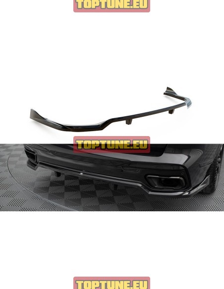 Rear bumper splitter for BMW X7 G07 Facelift (2022-2025) M Sport models