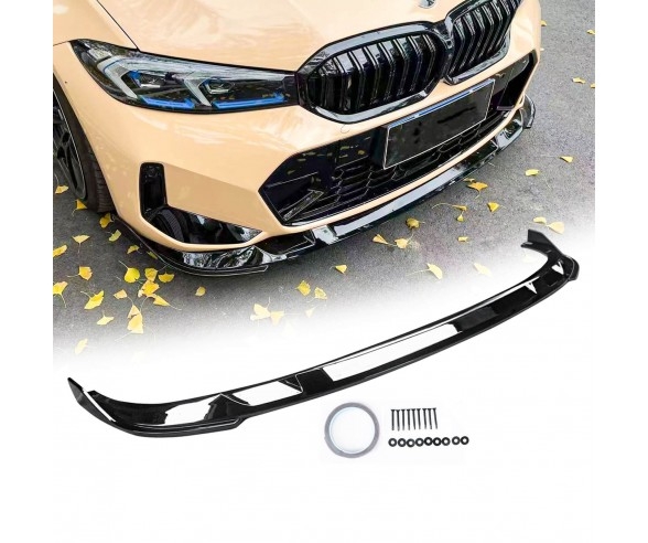 Gloss Black Front lip for BMW G20, G21 Facelift (2022.06-) M Sport models