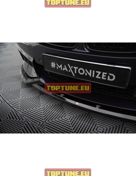 V1 Priekinio buferio spoileris tinkantis BMW F32, F33, F36 M Sport modeliams