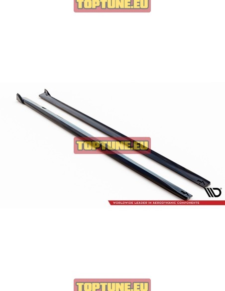 V2 Gloss Black Side skirt extensions for BMW F32, F33 M Sport models