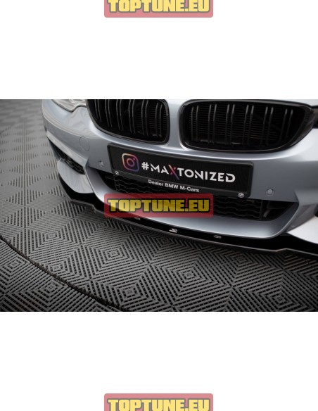 Gloss Black Front lip for BMW F32, F33, F36 M Sport models