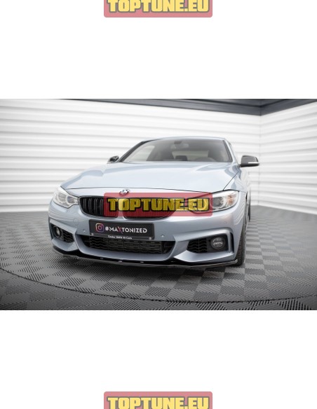 V1 Priekinio buferio spoileris tinkantis BMW F32, F33, F36 M Sport modeliams