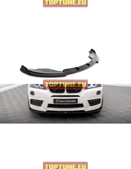 Maxton Design Priekinio buferio spoileris skirtas BMW X3 F25  (2010-2014) M Sport modeliams