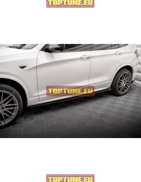 Maxton Design V2 Side skirt splitters for BMW X3 F25 (2010-2016) M Sport models