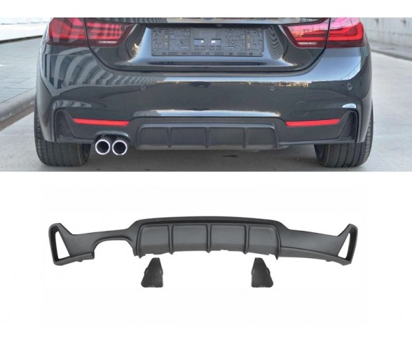 Performance Rear Bumper Diffuser Valance for BMW F32, F33, F36 models