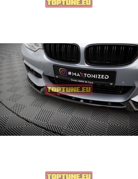 V4 Priekinio buferio spoileris tinkantis BMW F32, F33, F36 M Sport modeliams