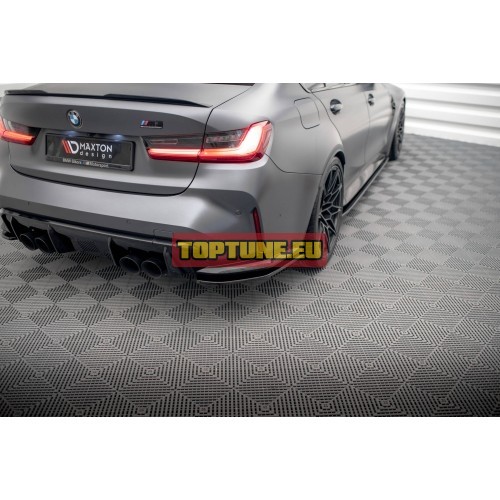 V1 Rear bumper splitters for BMW M3 G80 models