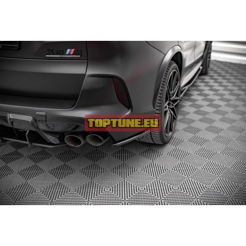 Rear bumper splitters for BMW X5 F95 X5M models