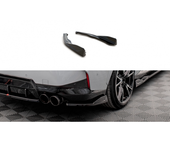 V1 Rear bumper splitters for 2 Series BMW G42 M240i Coupe models