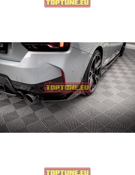 V1 Rear bumper splitters for 2 Series BMW G42 M240i Coupe models