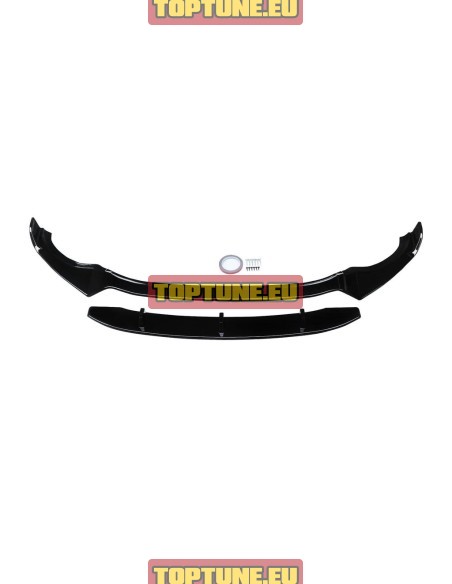Juodas blizgus M Sport Priekinio buferio spoileris skirtas BMW X3 G01, X4 G02 2018-2021 modeliams