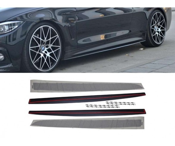 Performance  Side skirt extension spoilers for BMW F32, F33, F36 models