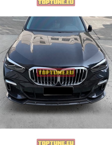 Gloss Black Front lip for BMW X5 G05 (2019-2022) M Sport models