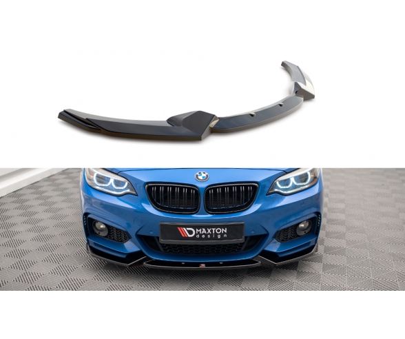 V2 Front bumper splitter for BMW F22, F23 M Sport models