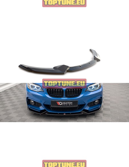 V2 Front bumper splitter for BMW F22, F23 M Sport models