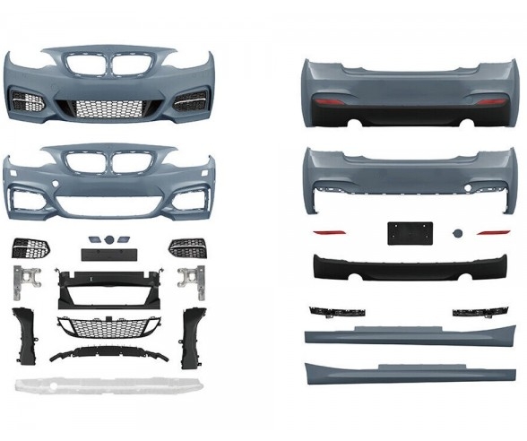 M Sport Body kit for BMW F22, F23 235, 240 models. W/O PDC, W/Washing holes