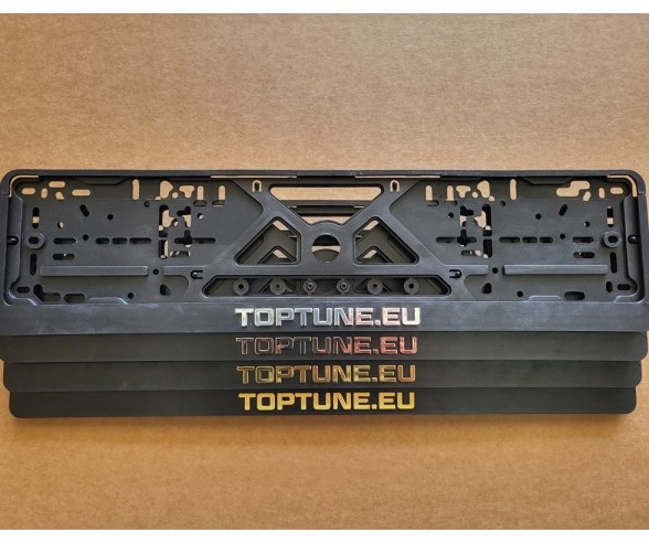 Toptune.eu Licence plate frames