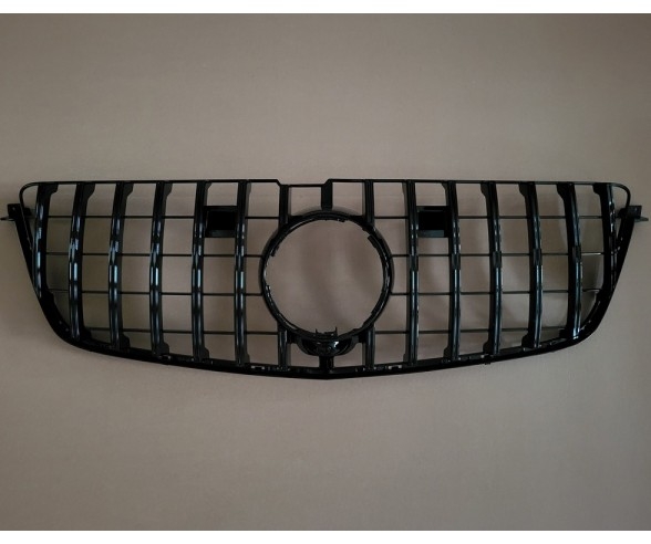 Gloss black Mercedes Benz GL X166 GT Panamericana Grill