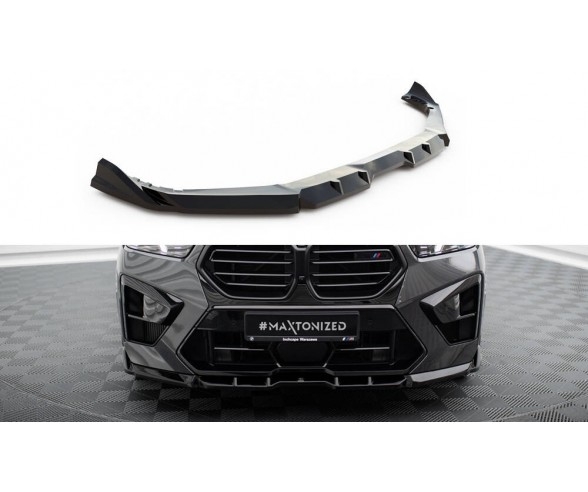 BMW X5M F95 LCI +2023 Maxton Design V1 Front bumper splitter