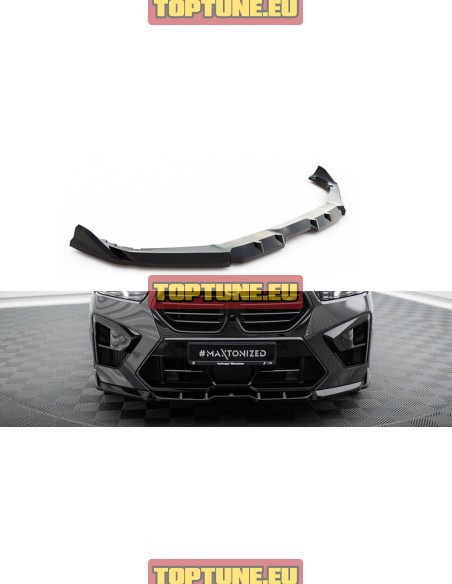 BMW X5M F95 LCI +2023 Maxton Design V1 Front bumper splitter