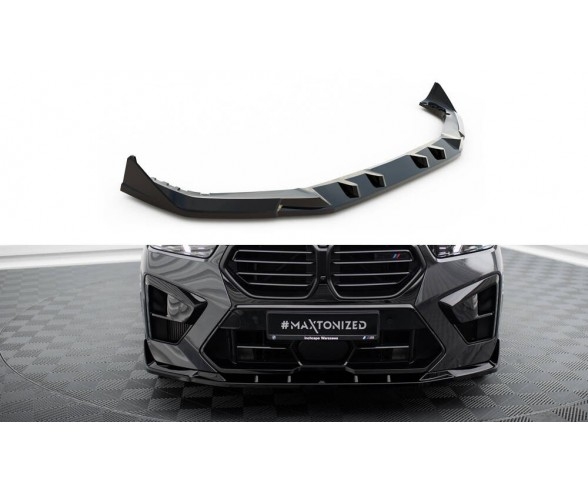 BMW X5M F95 LCI +2023 Maxton Design V2 Front bumper splitter