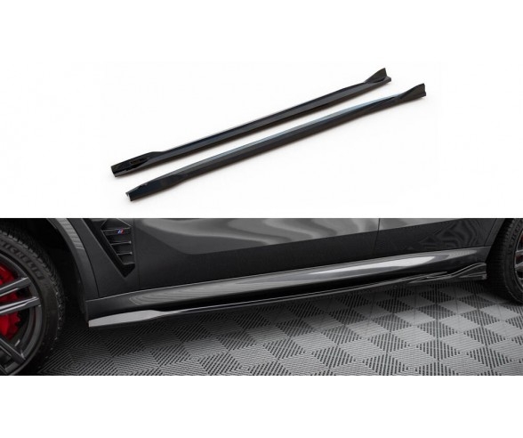 BMW X5M F95 Facelift Maxton Design V2 Side skirt extensions