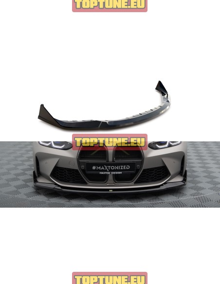 BMW M3 G80, M4 G82 V4 CSL Look Front bumper splitter