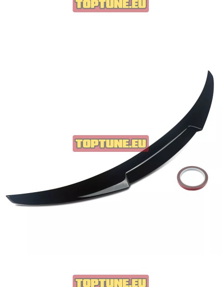 BMW F33, F83 M4 Convertable M4 Style Gloss Black Trunk Spoiler