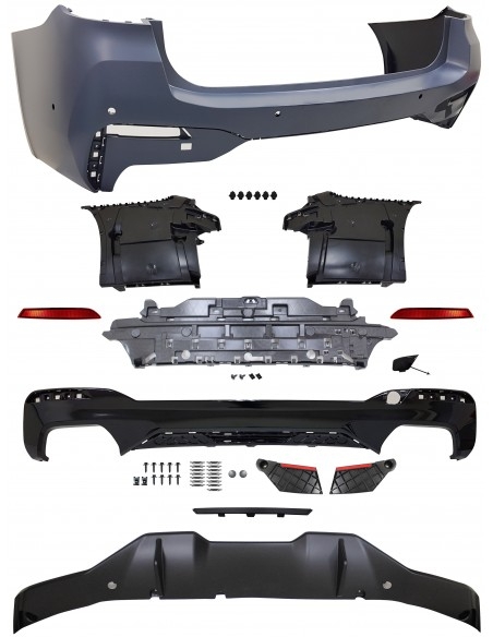 BMW G30 LCI (06.2020 - 06.2023) Performance Rear bumper assmebly