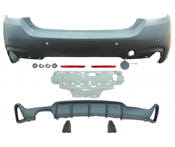 BMW F32, F33 428, 430 Performance rear bumper assembly