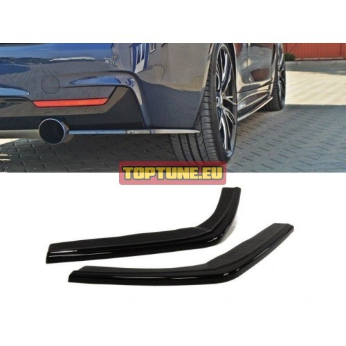 Rear bumper side splitters for BMW F32, F33,...