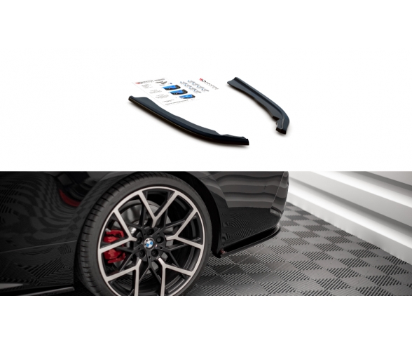 BMW G22, G23 M Sport Rear Bumper Side Splitters V1