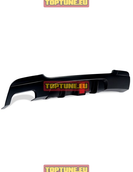 BMW E92, E93 Gloss Black Performance Rear bumper diffuser with LED Light
