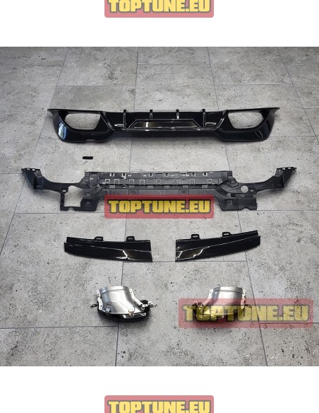 BMW G20, G21 Competition Difuzorius su duslintuvo antgaliais