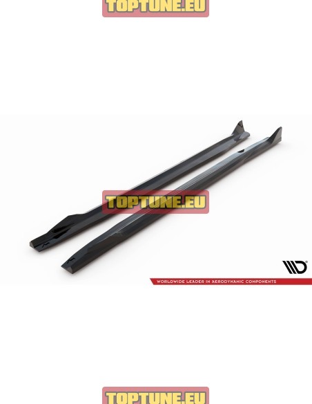 Maxton Design Side skirt extensions V2 for BMW X5 G05 LCI M Sport models