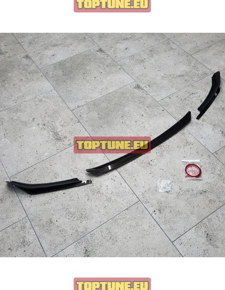 Juodas blizgus CS Stiliaus priekinio buferio spoileris skirtas BMW F90 M5 Facelift modeliams