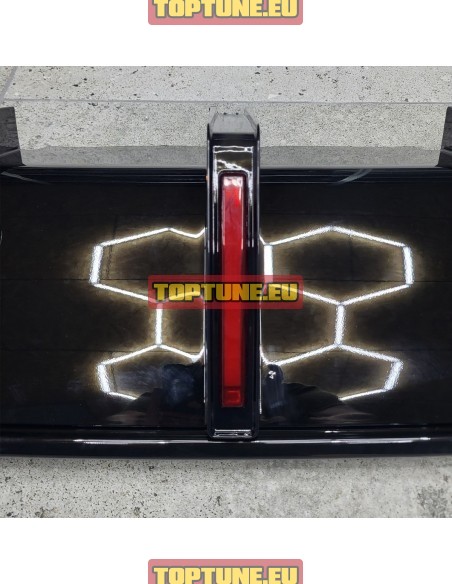 Dodge Charger (2015-2023) Rear bumper diffuser with LED Light for SRT models