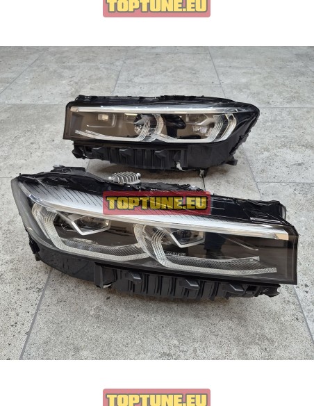 BMW G11 G12 Set of Headlights for conversion. Silver version.