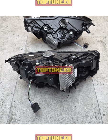 BMW G11 G12 Set of Headlights for conversion. Silver version.